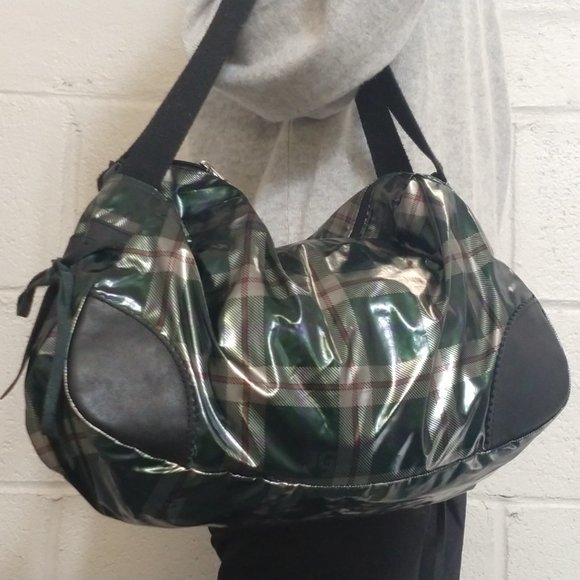 Jack Gomme Light Handbag - Green Check - Picture 2 of 15